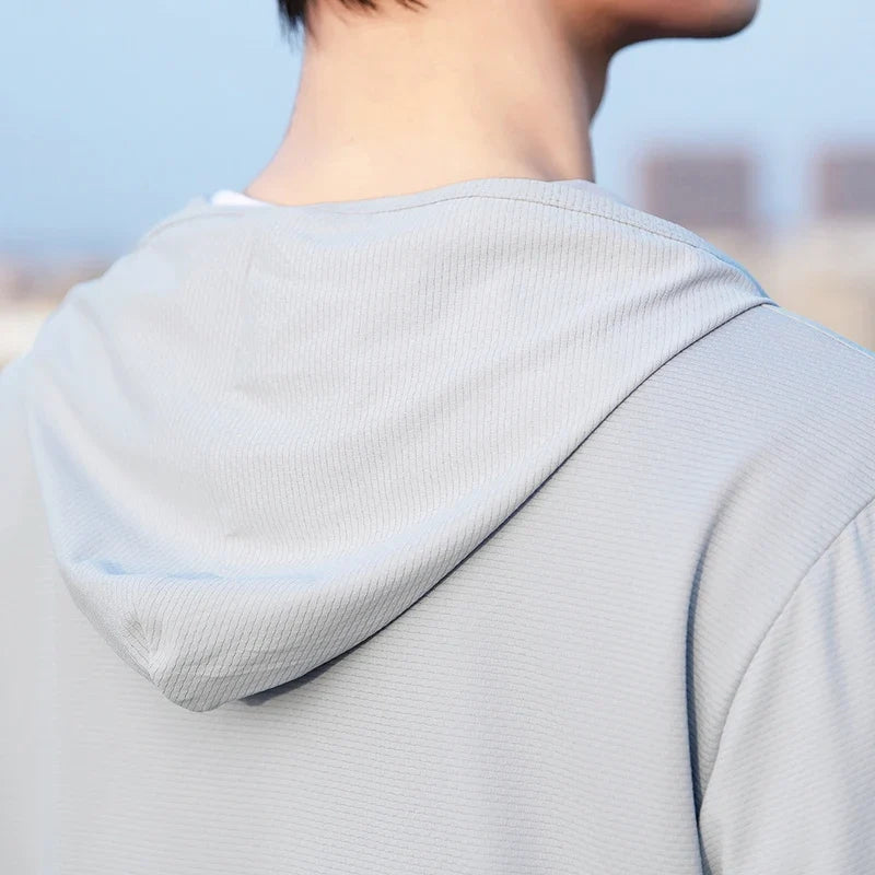 YJKVUR Unisex Summer New UPF 50+ UV Sun Protection Hoodie Jacket Men Women Lightweight Hiking Outdoor Long Sleeve Sun Shirt Coat LadyShow.Store