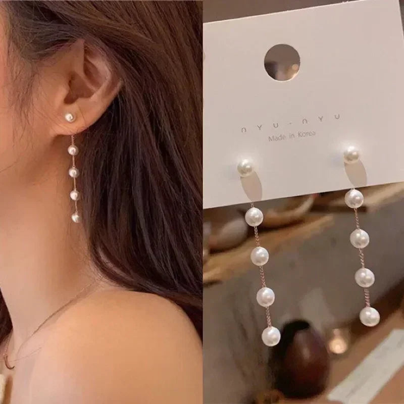 New Fashion Sweet Design Spring/Summer Blue Pink Enamel Flower Light Luxury High End Earrings Party Gifts for Women Jewelry Pi-Mart