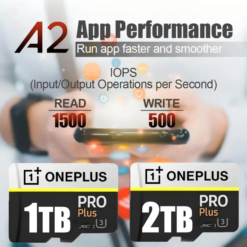 OnePlus 512GB Memory Card 1TB 2TB High Speed Full HD Video Mini SD Card 256GB 128GB Newest Micro Card For Phone Computer Camera Pi-Mart
