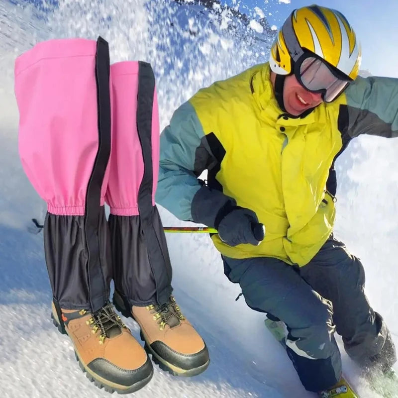 Waterproof Snow Sand Prevention Leg Gaiters Essential Protective Gear for Outdoor Mountaineering Skiing Desert Hiking Exploratio Pi-Mart