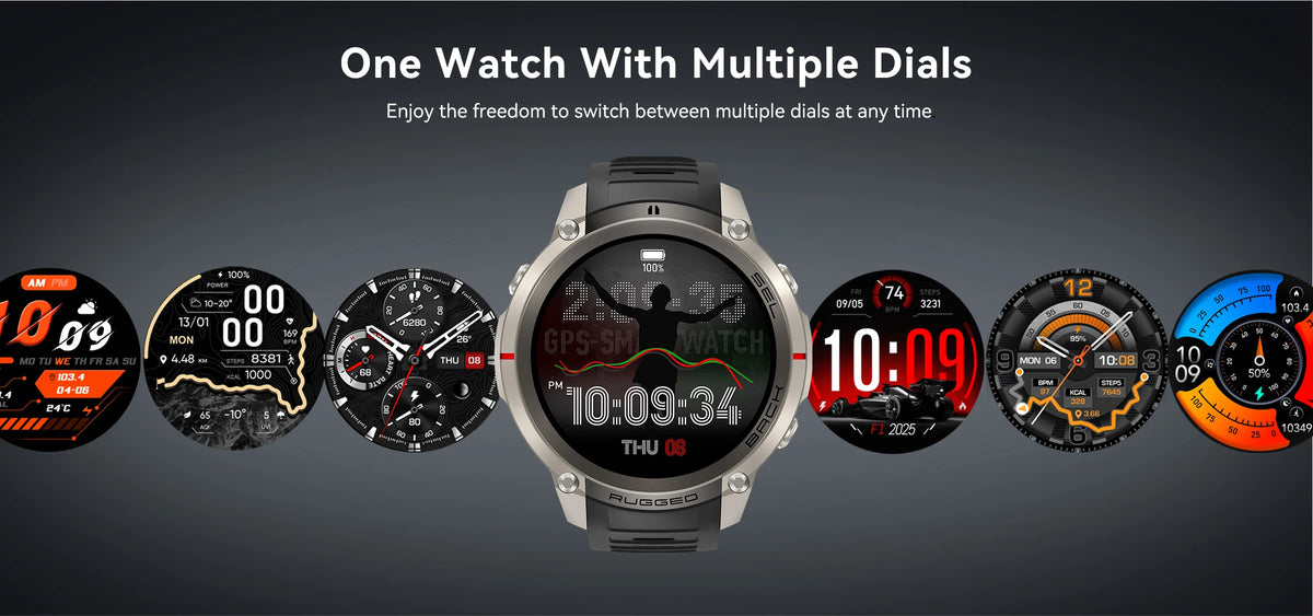 2026 Military Satellite Offline Map GPS Smart Watch Men 1.43''AMOLED Bluetooth Call Compass 5ATM Waterproof 170+Sport Smartwatch Pi-Mart