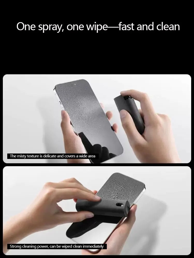 2 in 1 Mobile screen cleaning Tablet laptop cleaning Wipe car cleaning cloth Display screen spray spray Pi-Mart