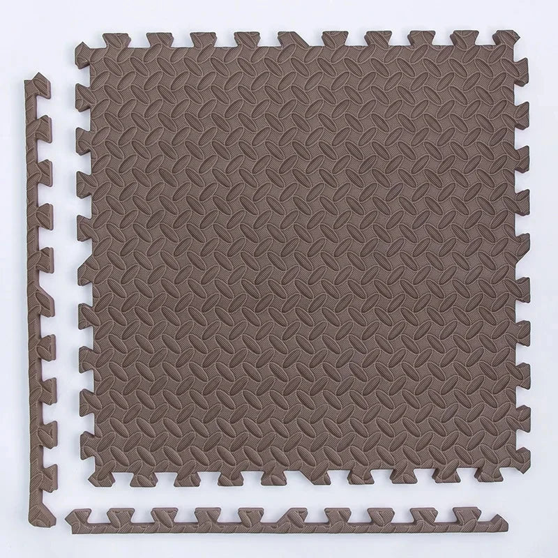 4~20Pcs Puzzle Fitness Mat, Eva Interlocking Foam Floor Tiles for Home Gym, Home Gym Equipment Mat, Non-Slip Floor Mat for Kids Pi-Mart