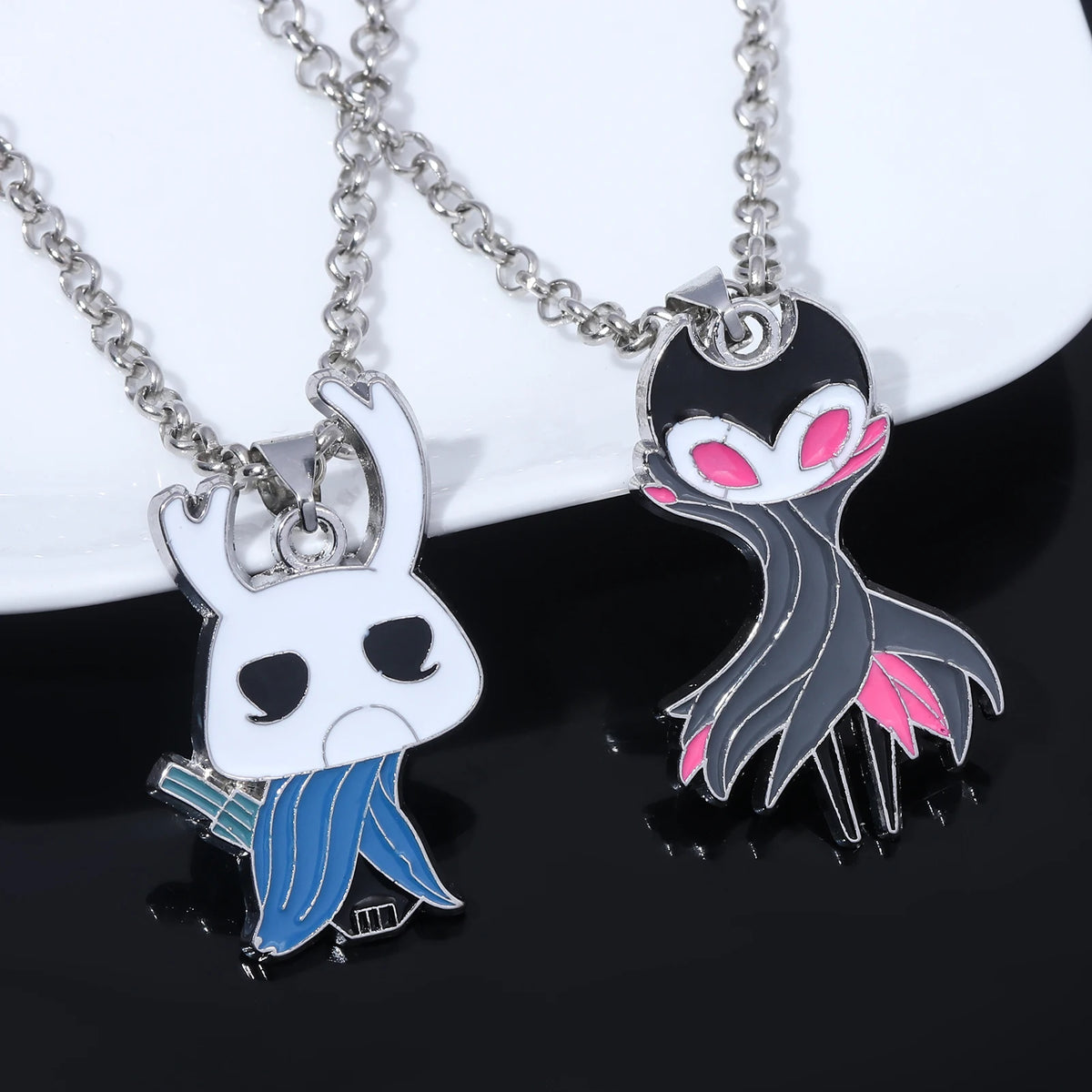 Game Hollow Knight Keychain The Grimm Theater Master Metal Keychain Pendant Game Peripheral Jewelry Unisex Keychain Pendant Pi-Mart