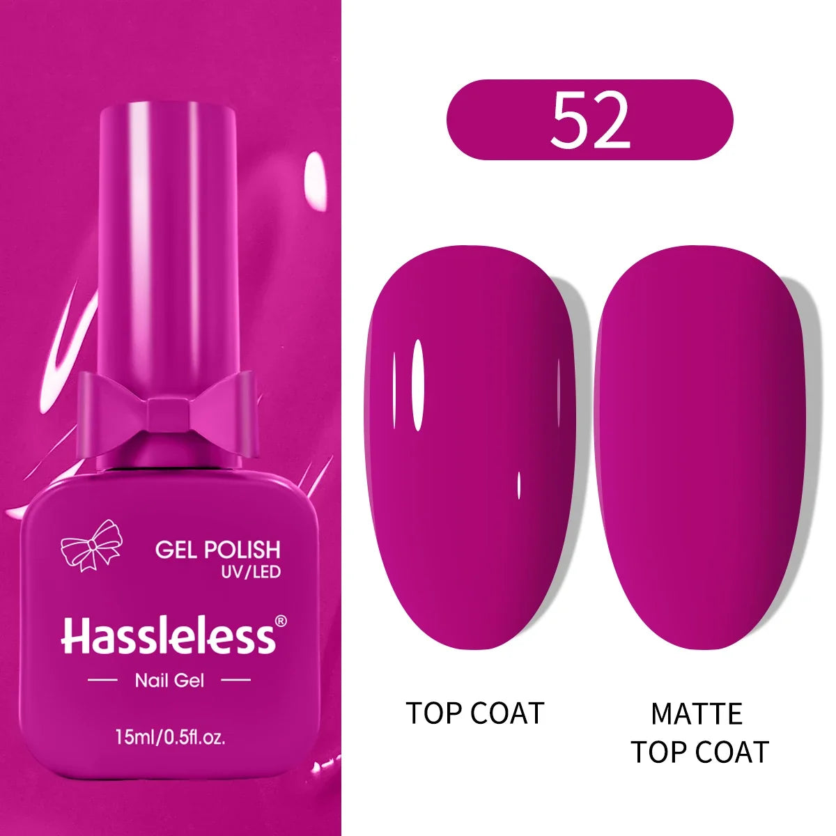Single-use 15ml gel nail polish, convenient for home or salon manicures, easy to remove. Tri Light Beauty