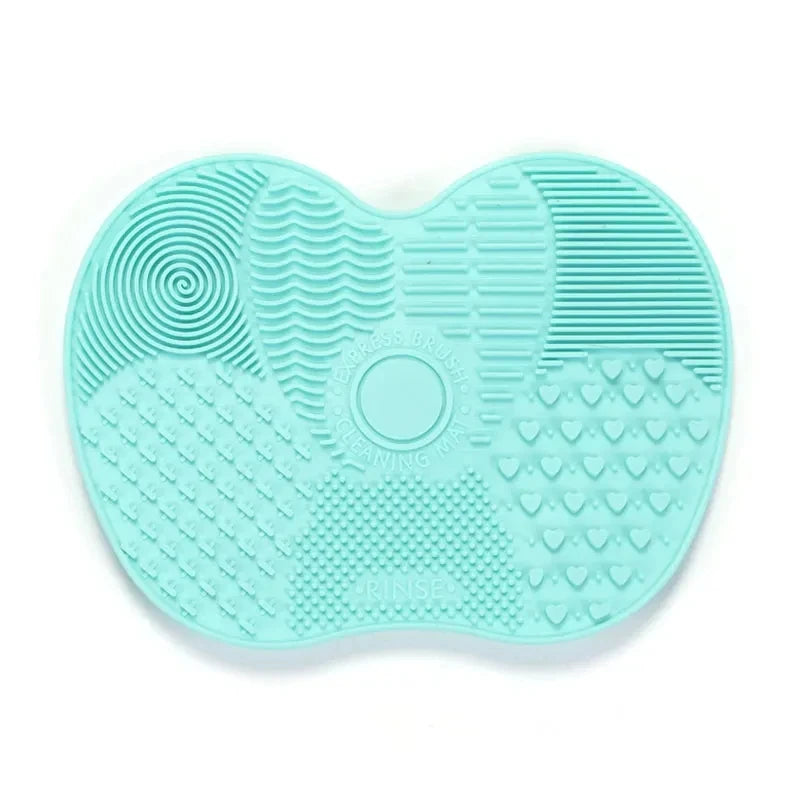 Silicone Makeup Brush Cleaner Folding Powder Puff Cleaning Bowl Eyeshadow Brushes Washing Soft Mat Beauty Tools Scrubber Box Pi-Mart