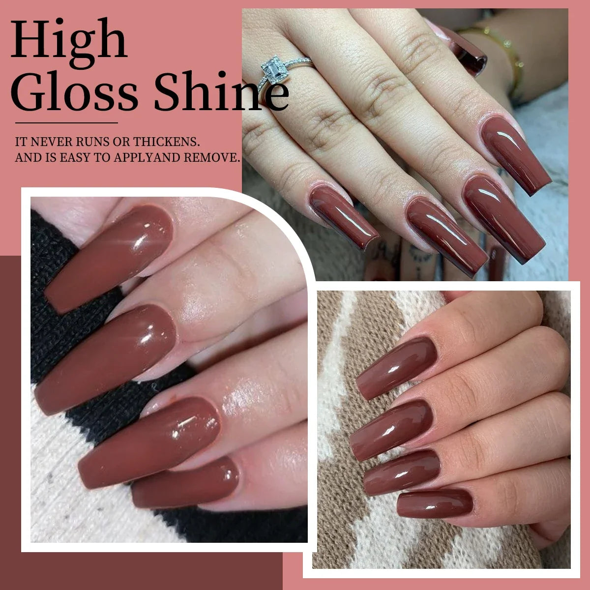 Single-use 15ml gel nail polish, convenient for home or salon manicures, easy to remove. Tri Light Beauty