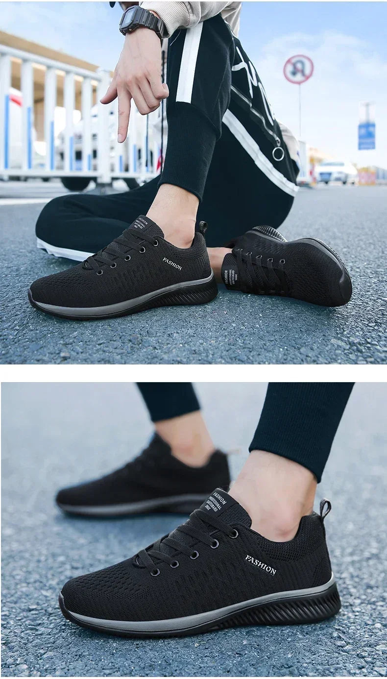 2026 Men Running Walking Knit Shoe Casual Sneakers Breathable Sports Running Athletic Gym Lightweight Outdoor Women Shoes Size Pi-Mart