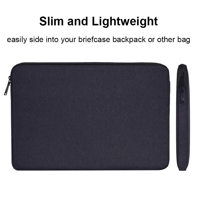Portable Laptop Sleeve Bag Case Soft Cover 11 12 13 14 15 15.6 Inch for Macbook Huawei Xiaomi HP Dell Lenovo Laptop Handbag Pi-Mart