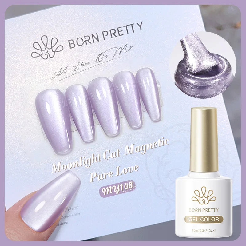 BORN PRETTY 117 Colors Cat Magnetic Gel Nail Polish 10ml Full Coverage Varnish Semi Permanent Super Gorgeous Nails Manicure Tri Light Beauty
