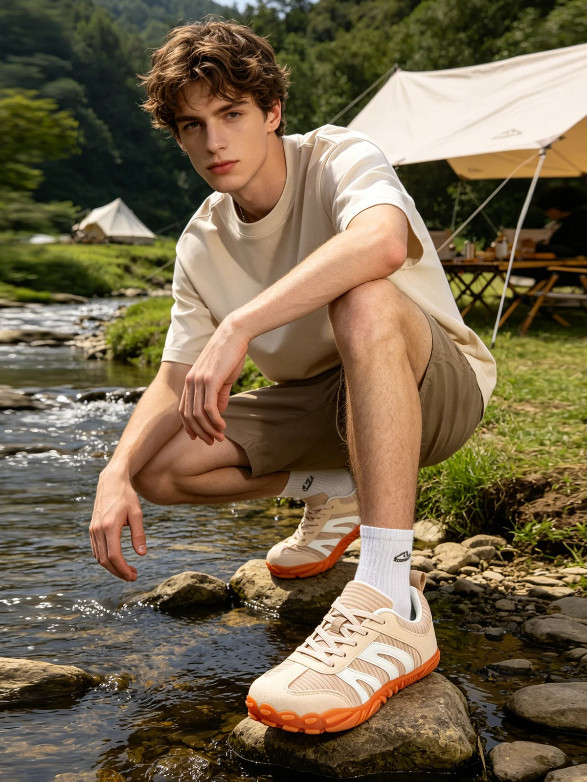 2026 New Men's Wide Shoes, Women's Outdoor Lightweight Running Sports Shoes,Scattered Soft Loose Minimalist Fashion Casual Shoes Pi-Mart