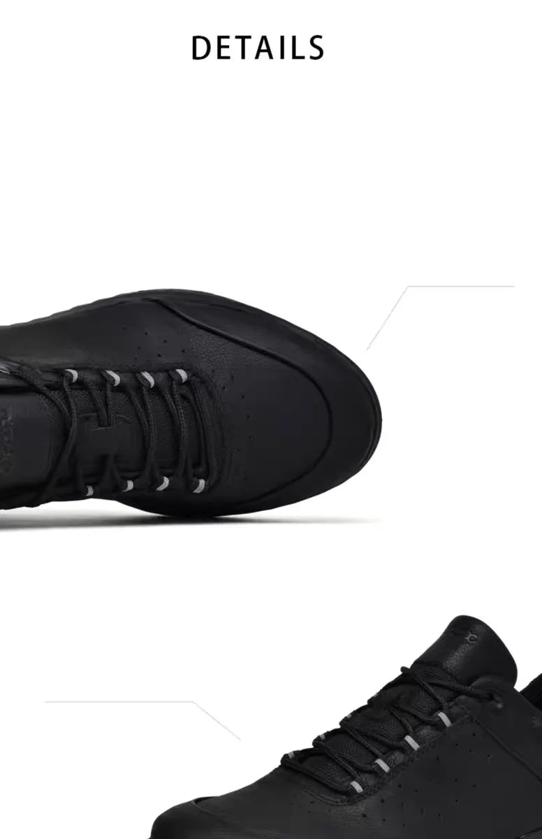 Men Shoes Autumn Winter Sports Casual Genuine Leather Soft Soled Outdoor Hiking Shoes Lightweight Breathable Non Slip Shoes Men Pi-Mart