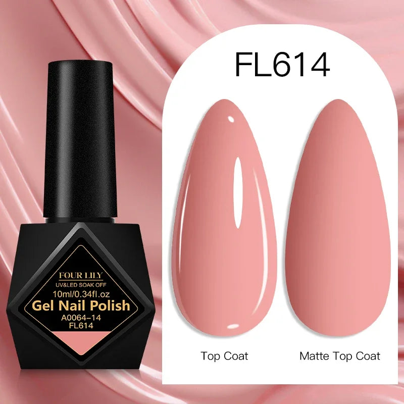 10ml Gel Nail Polish 162 Colors Nail Supplies Vernis Semi Permanent Nail Art Manicure Soak Off LED UV Gel Nail Varnishes Summer Tri Light Beauty