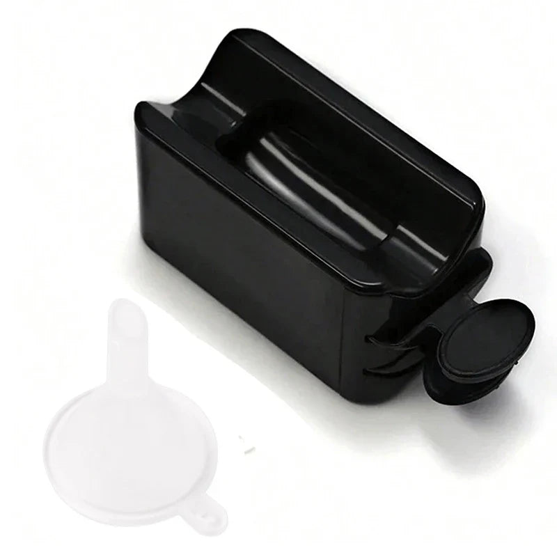 Nail Storage Box Plastic Drawer Style Easy to Clean Desktop Organization Large Capacity Cotton Swab Polishing Sand Strip Toolbox Tri Light Beauty