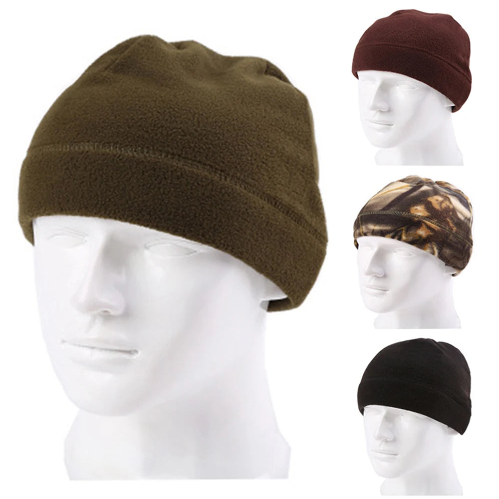 Outdoor Fleece Sports Hat Fishing Cycling Hunting Military Tactical Men Women Warm Windproof Winter Camping Hiking Caps Pi-Mart