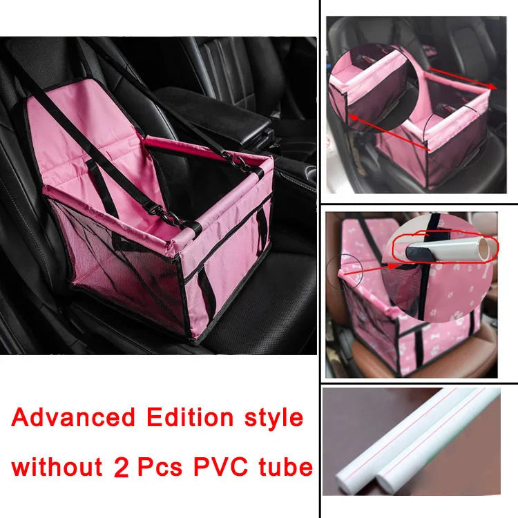 2025 High Quality Breathable Pets Carrier Car Seat Basket Safe Travel Carrier House Kennel Puppy Handbag Outdoor Pet Supplies Pi-Mart