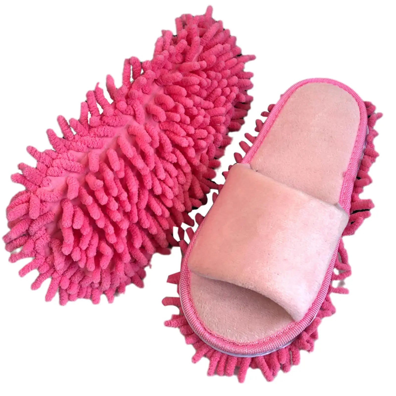 Lazy Mop Slippers Floor Dust Cleaning Slippers Shoes Clean Slippers Wipe The Floor Open-toed Lazy Wiping Slippers Mopping Shoes LadyShow.Store