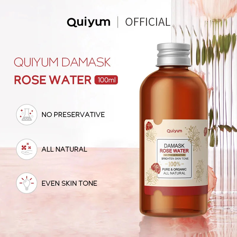 Face Care Rose Water Nourishing Skin Improve Dullness Anti Aging Facial Toner Damask Korean Skincare Products 100ml Pi-Mart