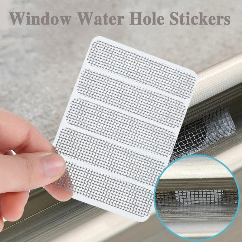 Window Screen Patch Exhaust Grille Window Door Drainage Hole Anti-mosquito Paste Mesh mosquito net mesh Invisible Repair Subsidy Pi-Mart