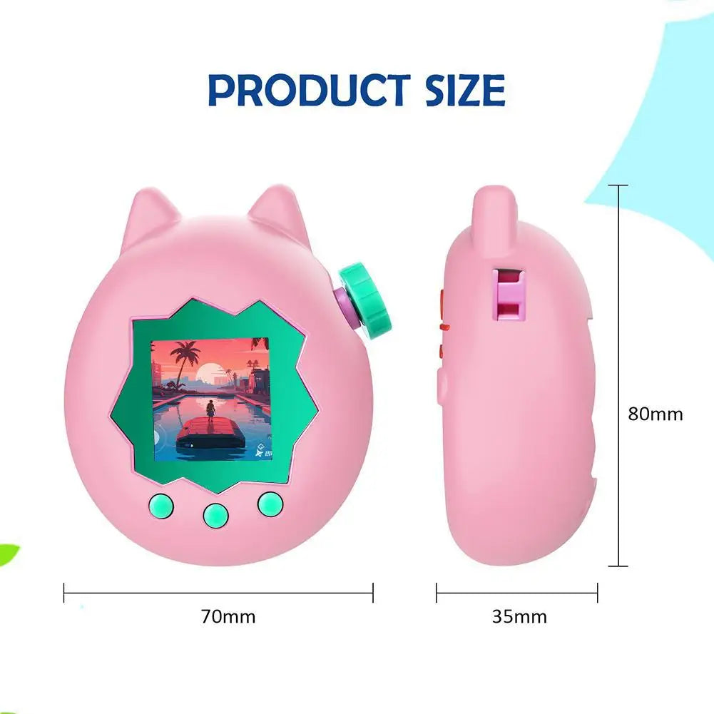 For Tamagotchi Paradise Silicone Full Cover Case Non-Slip Liquid Silicone Cute Protective Cover Soft Shell Game Accessories Pi-Mart