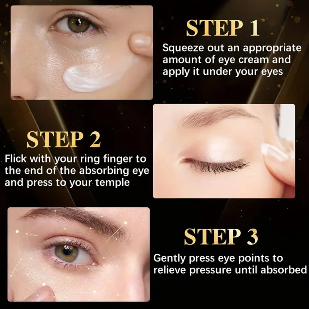 Caffeine Eye Cream Fade Dark Circles Eye Cream Firming Removal Puffiness Moisturizing Lightening  Anti-aging Eye Cream Pi-Mart