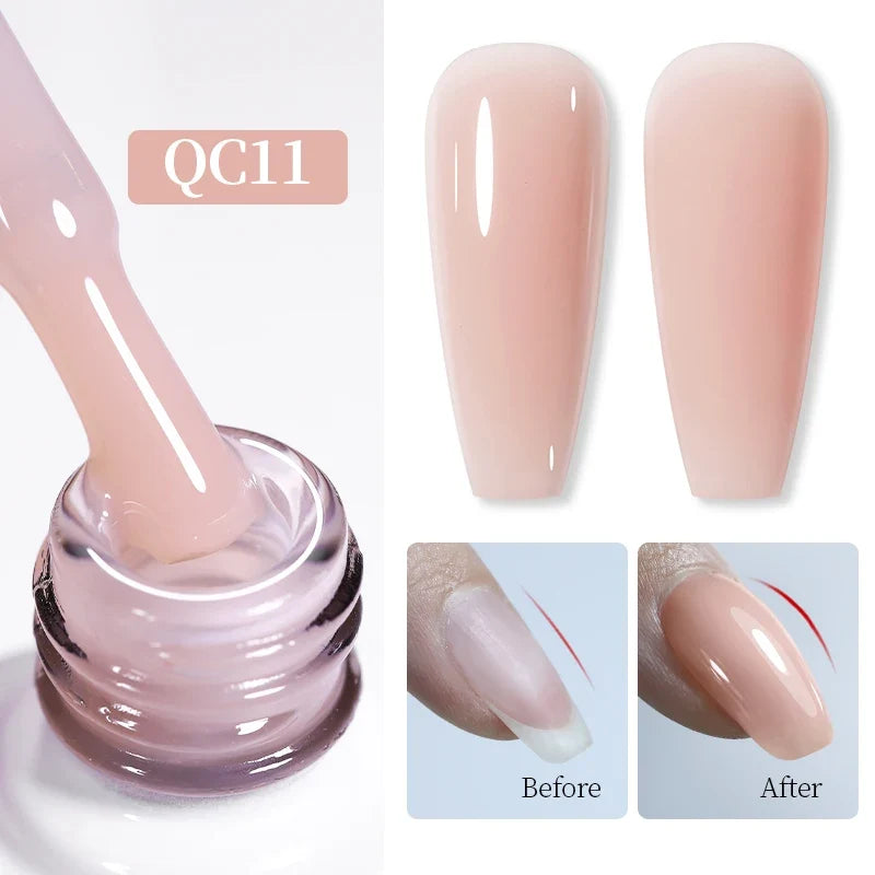 BORN PRETTY 10ml Jelly Nude Gel Nail Polish 50 Colors Semi Transparent Nail Art Nail Supplies Soak off UV LED Nails Gel Varnish Tri Light Beauty