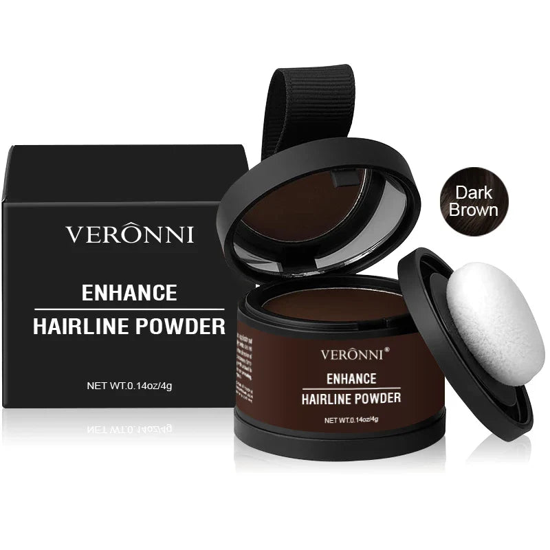 Hair Line Powder 4g Black Root Cover Up Natural Instant Waterproof Hairline Shadow Powder Hair Concealer Coverage 14 color LadyShow.Store