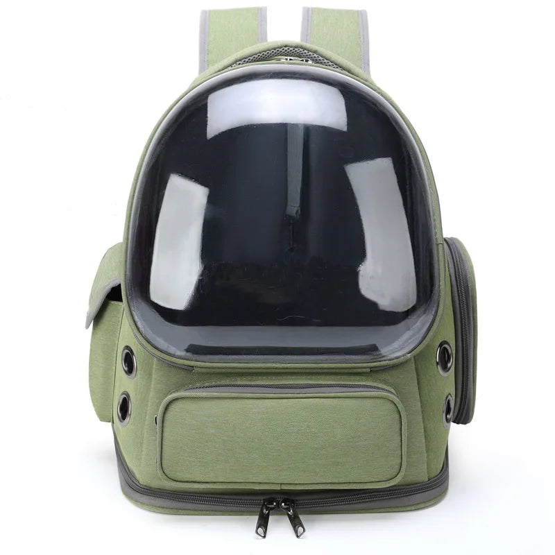 Pet Cat Carrier Bag Outdoor Travel Backpack for Cats Small Dogs Breathable Cat Carrying Bag Pet Supplies Transparent Pi-Mart