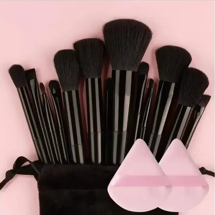 Professional Makeup Brush Set - Soft Fluffy Kabuki & Blending Brushes for Foundation, Powder, Eyeshadow | Beauty Tools Kit LadyShow.Store