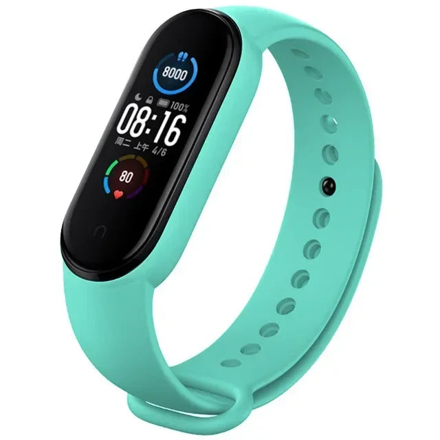 Watch Strap For Xiaomi Mi Band 7 6 5 4 3 Wristband Silicone Bracelet Wrist Straps MiBand 3/4 band5 band6 Smartwatch Accessories LadyShow.Store