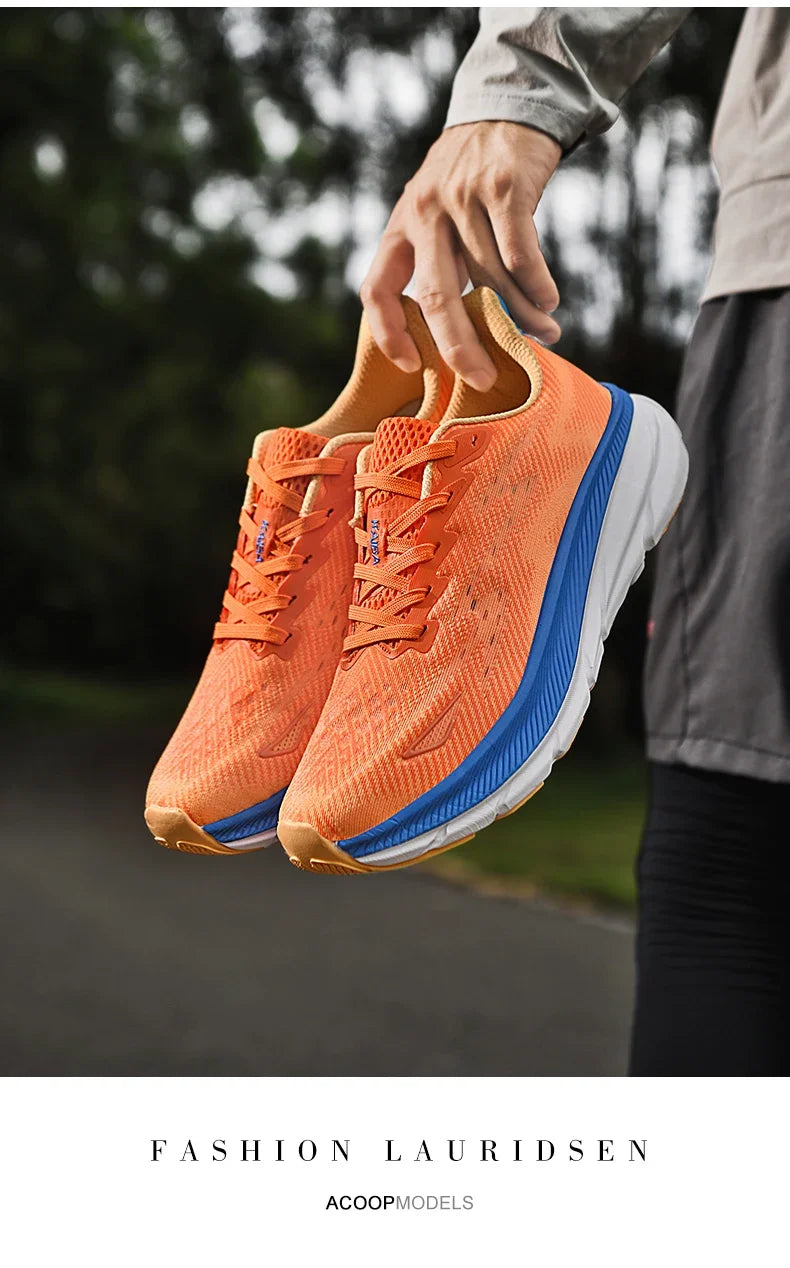 New Running Casual Sports Shoes Outdoor Comfortable Spring Summer Non-slip Sneakers Unisex for Men Women Soft Trainer Men Trail Pi-Mart