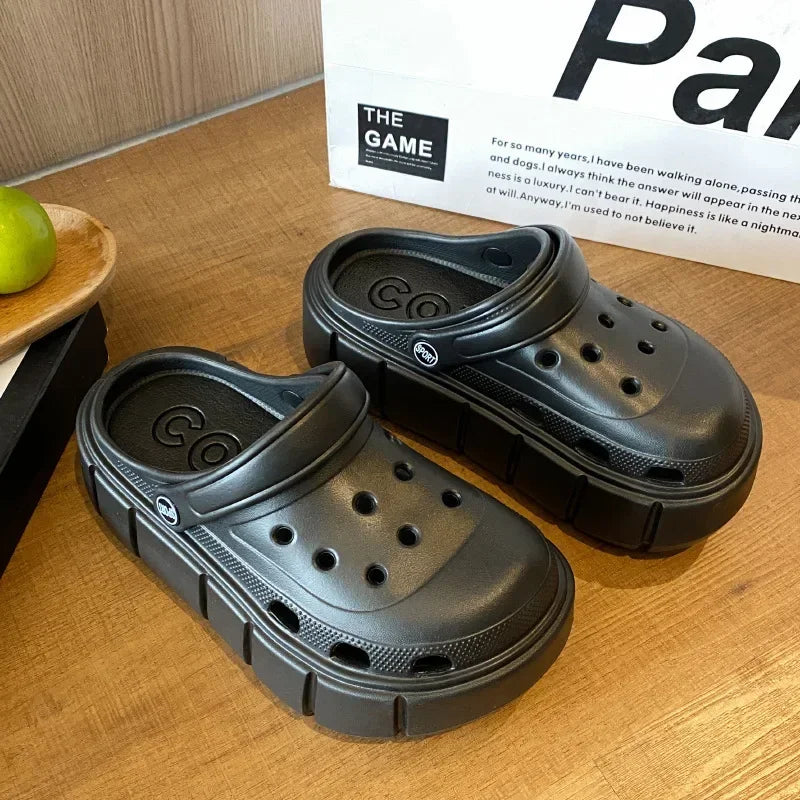 Fashion Charms Clogs New Arrival Thick Sole Outdoor Women Slippers High Quality Summer Beach Sandals For Girls Pi-Mart