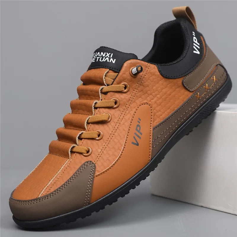 Mens 2026 Trendy Lightweight Loafers Soft Sole Breathable Slip On Casual Driving Shoes Comfortable Flat Simple Style Pi-Mart