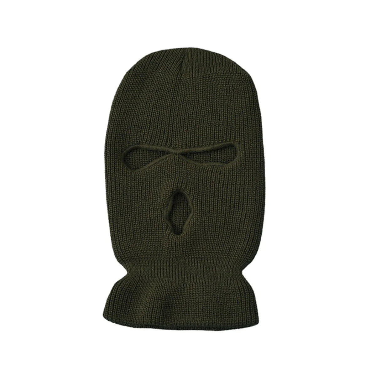 Winter Motorcycle Windproof Full Face Knit Hats Ski Mask Men Warm Wool Balaclava embroidery Winter hats Knitted 3 Holes Ski Mask Pi-Mart