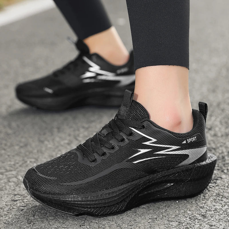 Marathon Sneakers Men Running Shoes Anti-slip Comfortable Racing Carbon Board Training Mesh Tennis Shoes Casual for Women 2026 Pi-Mart