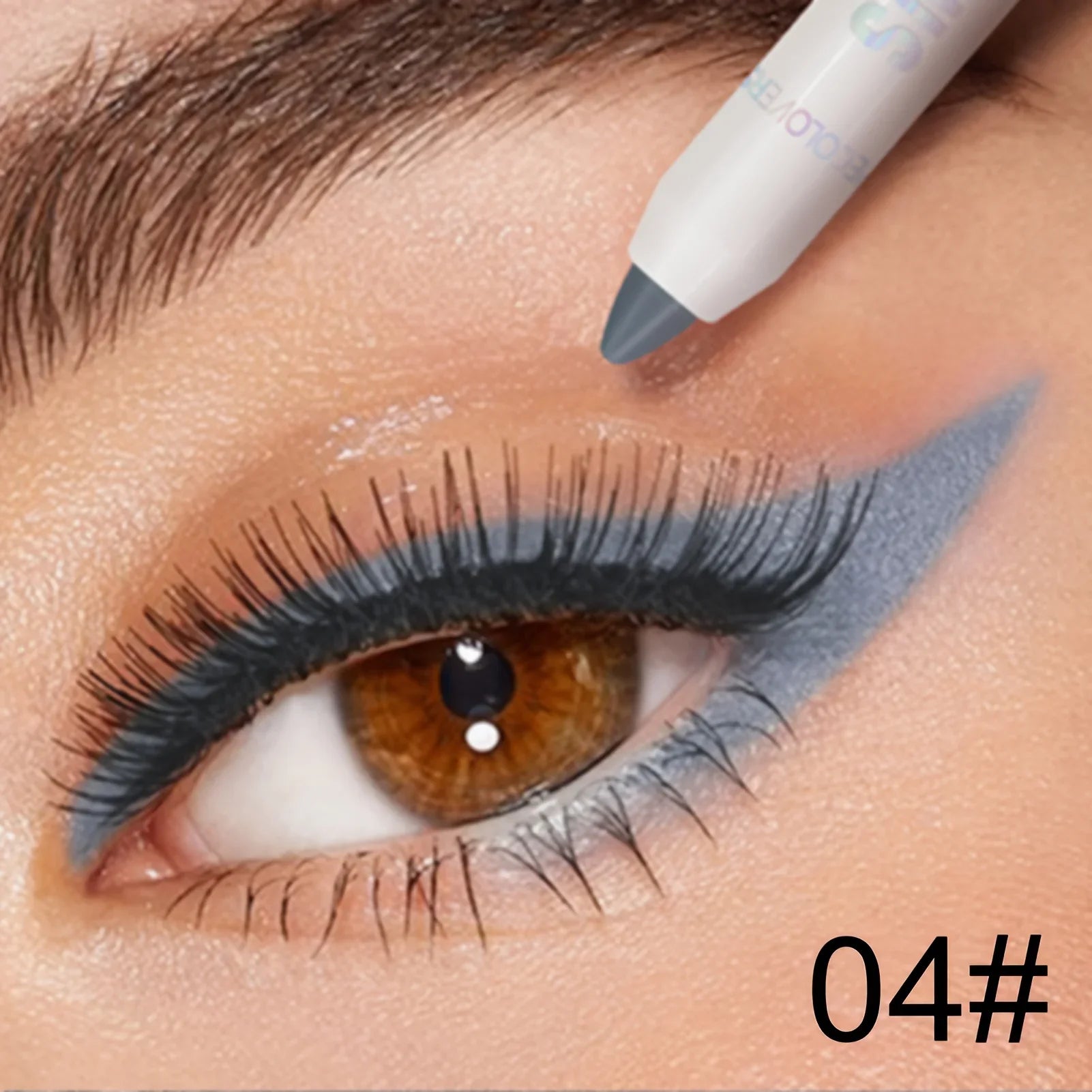 1PC Waterproof Eyeshadow Sticks Long Lasting High Pigmented Shimmer Glitter And Matte Neutral Brown Eyeshadow Pencil Crayon LadyShow.Store