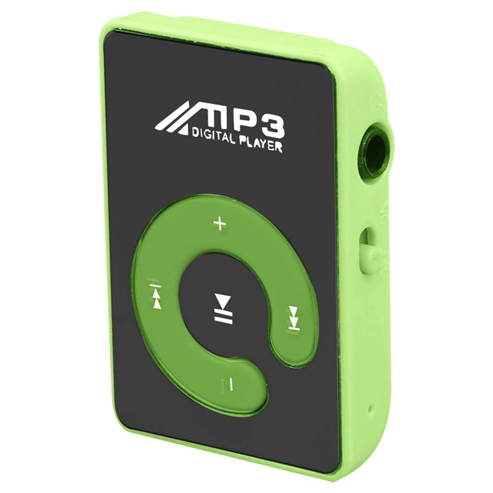 C Key Portable HiFi Mini Clip USB MP3 Player Walkman Music Support Micro TF Card Expandable Up To 16GB Outdoor Sports Walkman Pi-Mart