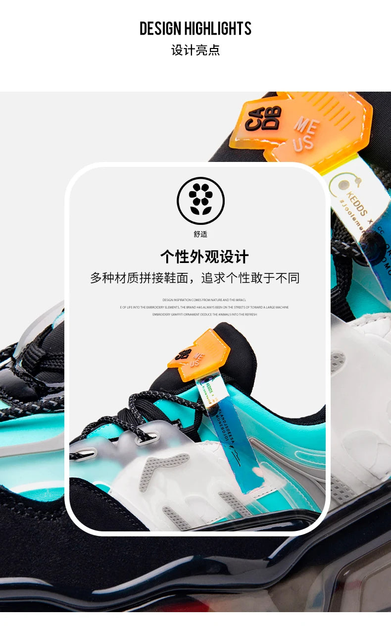 Luxury Men's Breathable Running Sneakers Casual Trainer Fashion Loafers Race Tenis Shoes for Male Pi-Mart