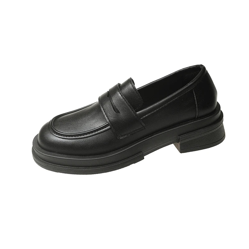 New Japanese Style College Student Shoes Cosplay Lolita Shoes for Women/Girl Fashion Black/Coffee Uniform Platform Shoes 2024 Pi-Mart