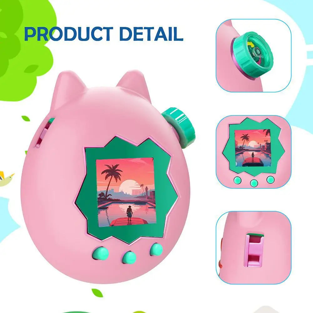 For Tamagotchi Paradise Silicone Full Cover Case Non-Slip Liquid Silicone Cute Protective Cover Soft Shell Game Accessories Pi-Mart