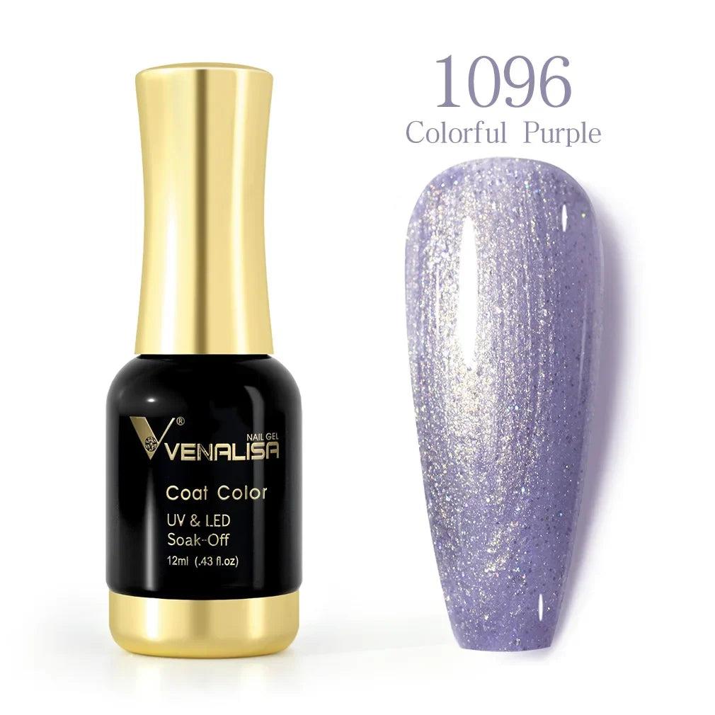 VENALISA Nail Gel Varnish TPO FREE Soak Off UV LED Organic Odorless Enamels Nail Art Colors 12ml 120Colors UV Gel Nail Polish Tri Light Beauty