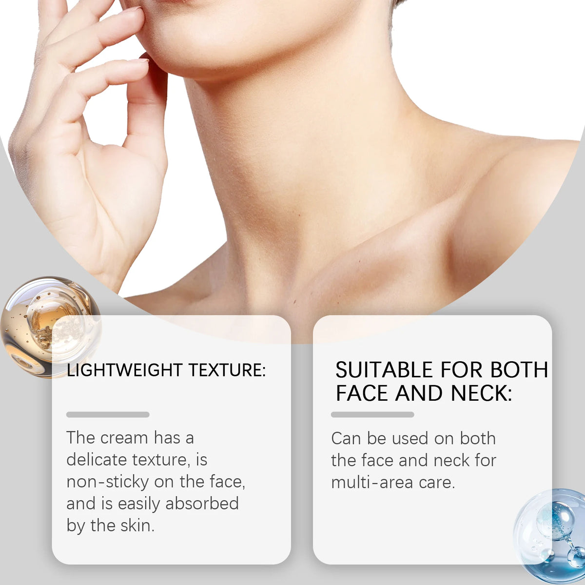 Viareline 3D Lifting Cream, Face & Neck Firming Moisturizer, Improve Skin Elasticity Anti-Aging Daily Facial Cream 50g Pi-Mart
