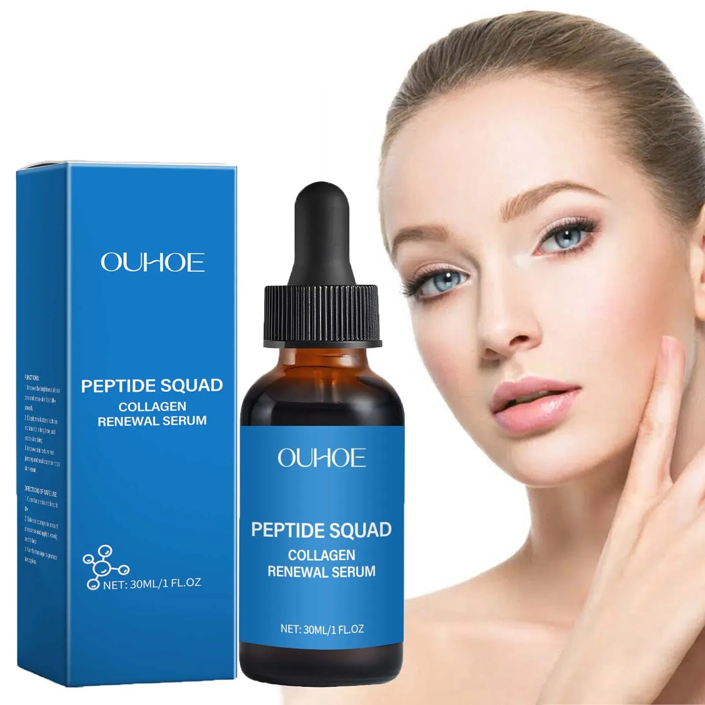Collagen Polypeptide Essence Fade Fine Lines Lifting Firming Moisturizing Skin Care Tightening Skin Nourishing Facial Serum Pi-Mart