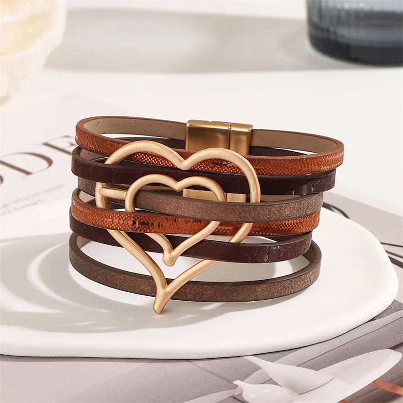 Bohemian Cowboy Chic Cross Bracelet Western Jewelry For Women Christian Bracelets Religious Bracelets Pi-Mart