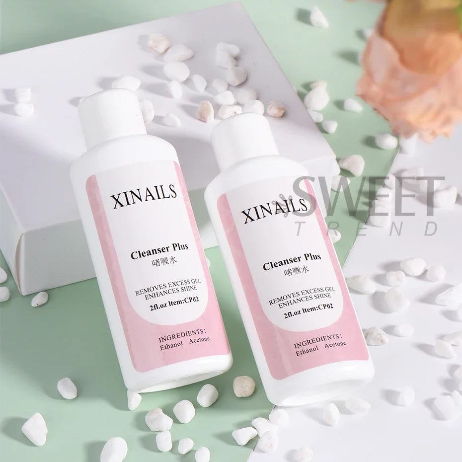 1Bottle Nail Degreaser Liquid Surface Sticky Layer Gel Polish Excess Remover Acetone Nail Extension Auxiliary Nail Cleaner Plus Tri Light Beauty