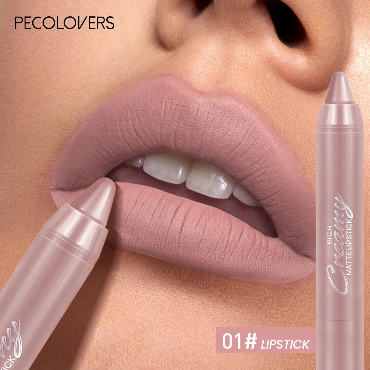 Multiple Colors Matte Lip Liner, Use As Lip Liner and Lipstick, Easy To Accurately Apply, Waterproof Long-lasting Non-stick LadyShow.Store