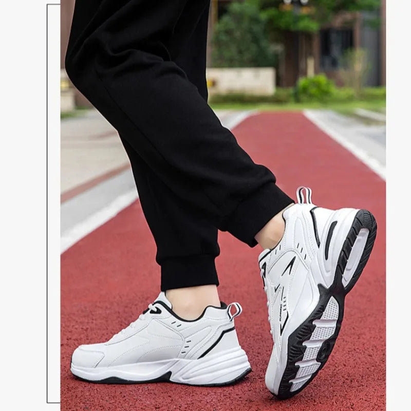Autumn New Men Microfber Running Shoes Luxury Brand Men Shoes School Student Air-cushion Sneakers Fashion Man Casual Shoes 35-48 Pi-Mart