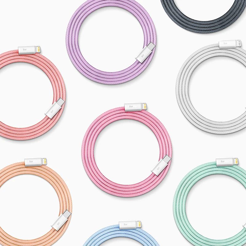 Baseus USB C Cable For IPhone 14 13 12 11 Pro Max Xs Plus 20W 30W Fast Charging Cable Type C Data Wire For ipad Macbook Pi-Mart
