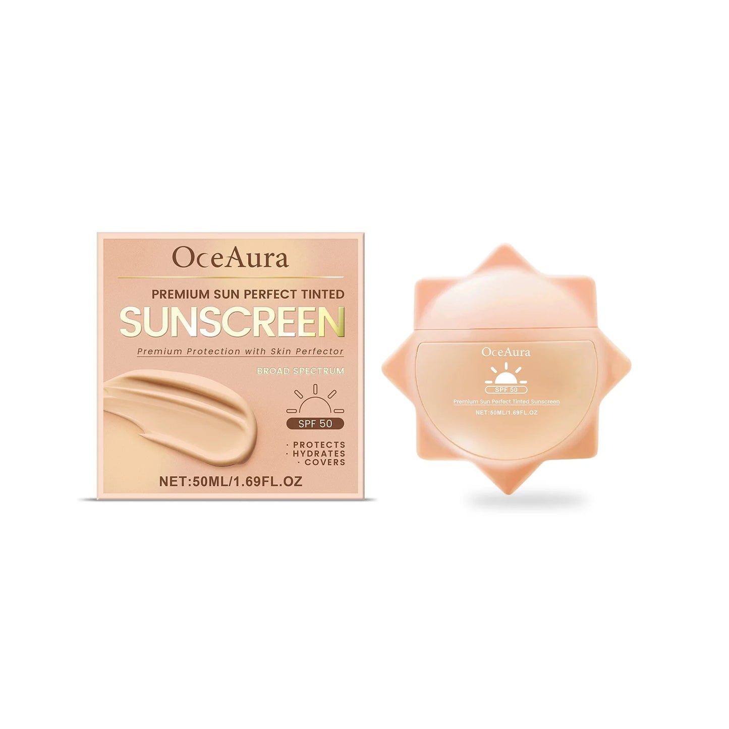 Sunscreen For Face Whole Body SPF 50+ UV Resistant Skin Protection Anti Sunburn Oil Control Moisturizing Sun Isolation Cream Pi-Mart