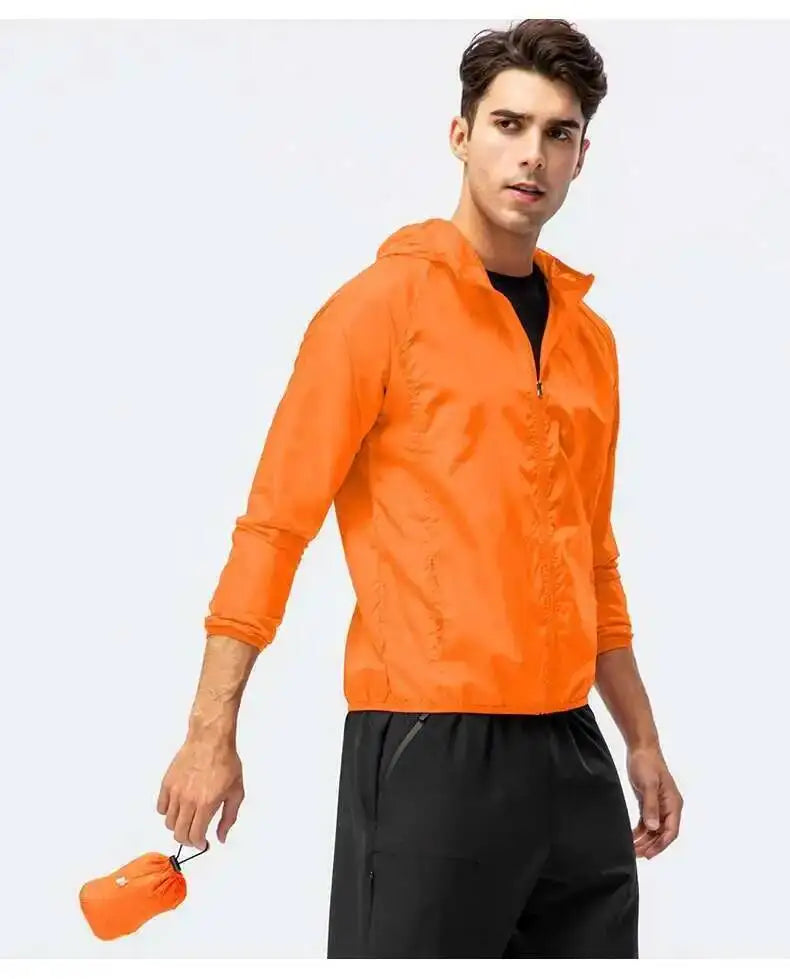 Fishing Rain Wind Breaker Coat For Men Women Waterproof Jacket Hiking Climbing Clothes Sun Protection Quick Dry Rain Coat Pi-Mart